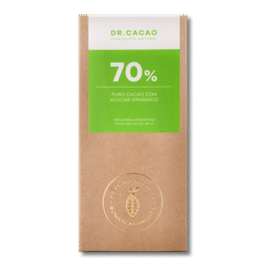 Chocolate 70% c/azu organico - Dr cacao