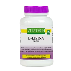 L-Lisina + Zinc x 60 capsulas - Vitatech