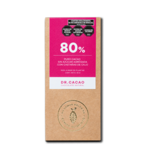 Chocolate 80% SIN AZUCAR c/Nuez - Dr Cacao